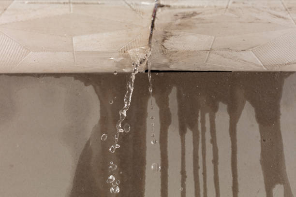 Professional Flood Damage Cleanup technician working in Southmont, NC